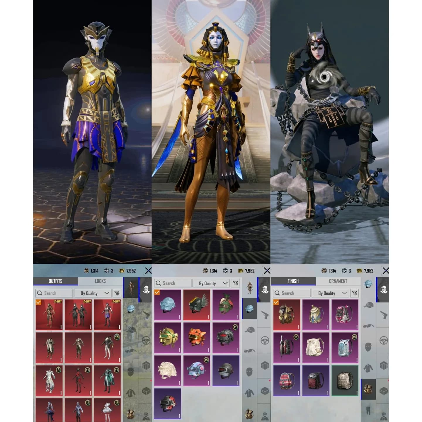 M4 Roaring Immolation & 3 X-suit (pharaoh, Buraoh, Anukhra) - 1