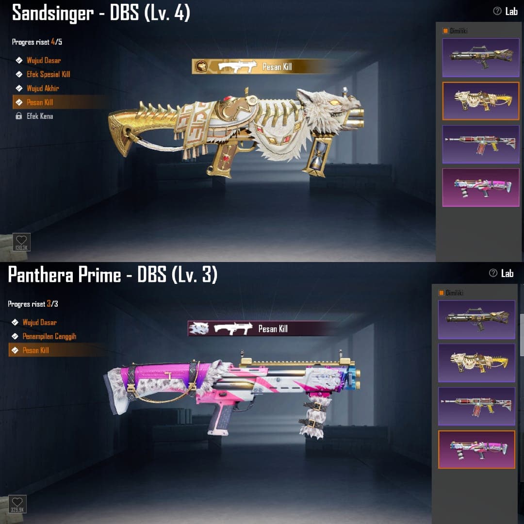 M4 Roaring Lvl. 7, 30 Lab 5 Kill Mess, 3x Conqu 1x Legend, Koleksi Lvl. 58 - 2