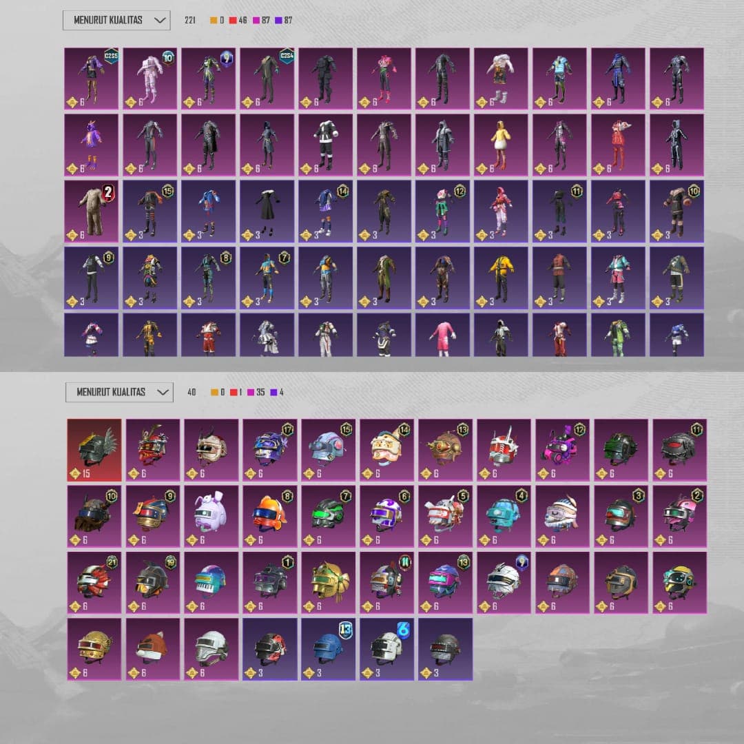 M4 Roaring Lvl. 7, 30 Lab 5 Kill Mess, 3x Conqu 1x Legend, Koleksi Lvl. 58 - 6