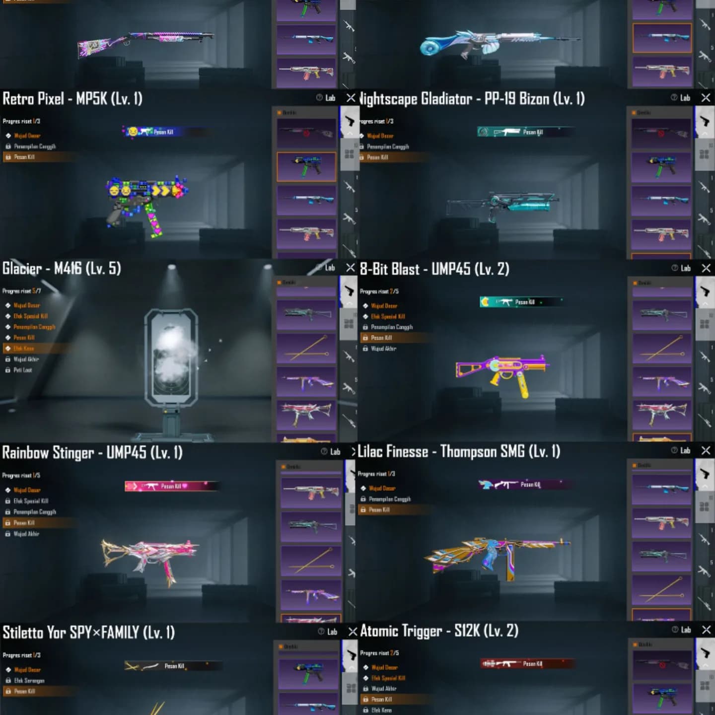 M416 Glacier Level 5 Hit Effect  - 4