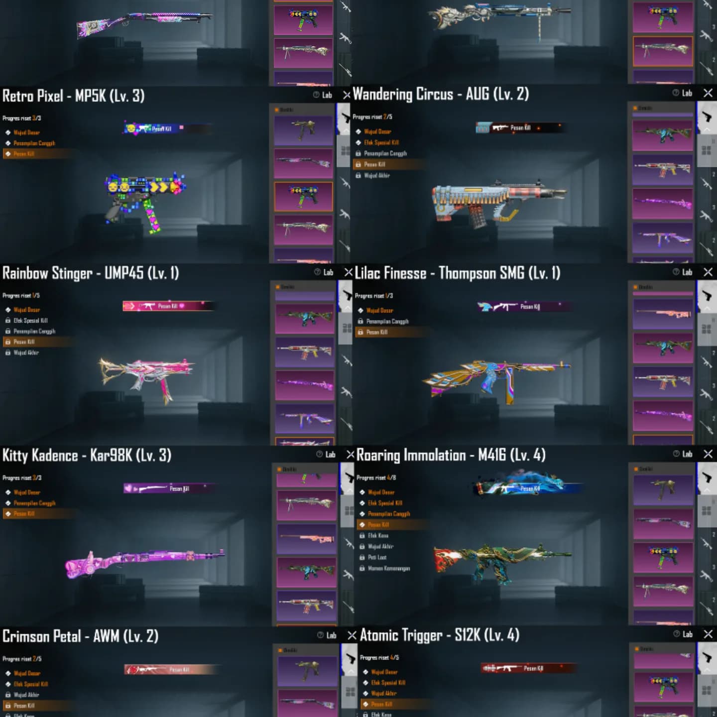 M416 Roaring Kill Mess + Set Kof - 4