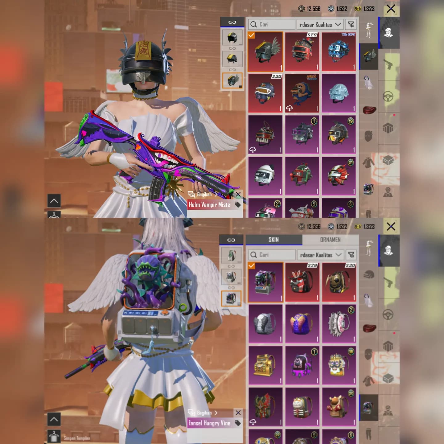 M416 The Fool Level 6 + X Suit Blood Raven Bintang 1 - 3