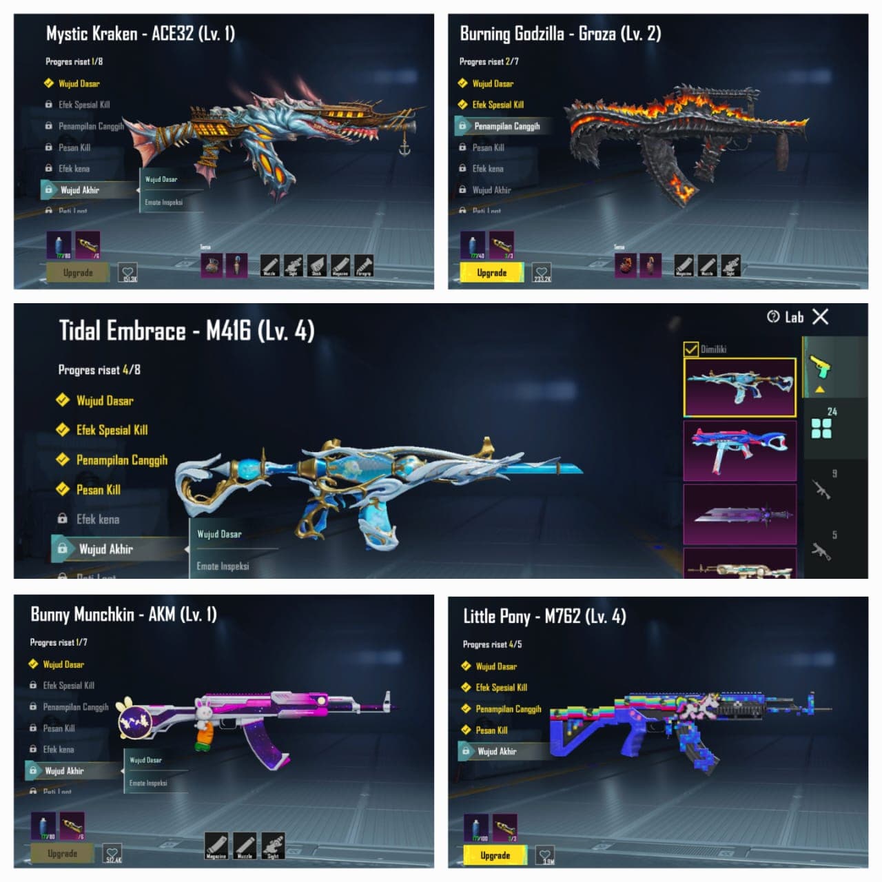 M416 Tidal Embrace Killmess + Godzilla + Pharaoh - 2