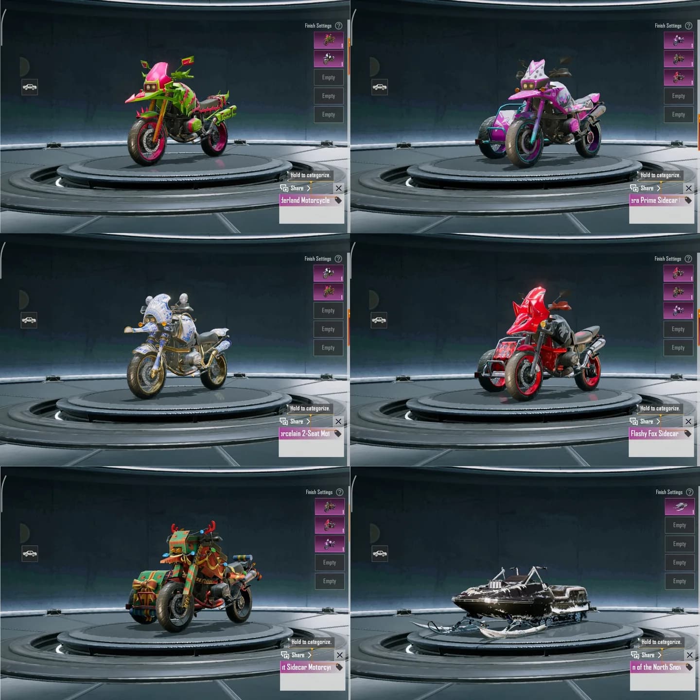 Mythic Fashion, Ex Conqu & Kepang S6 + Glacier Lvl. 4 - 10