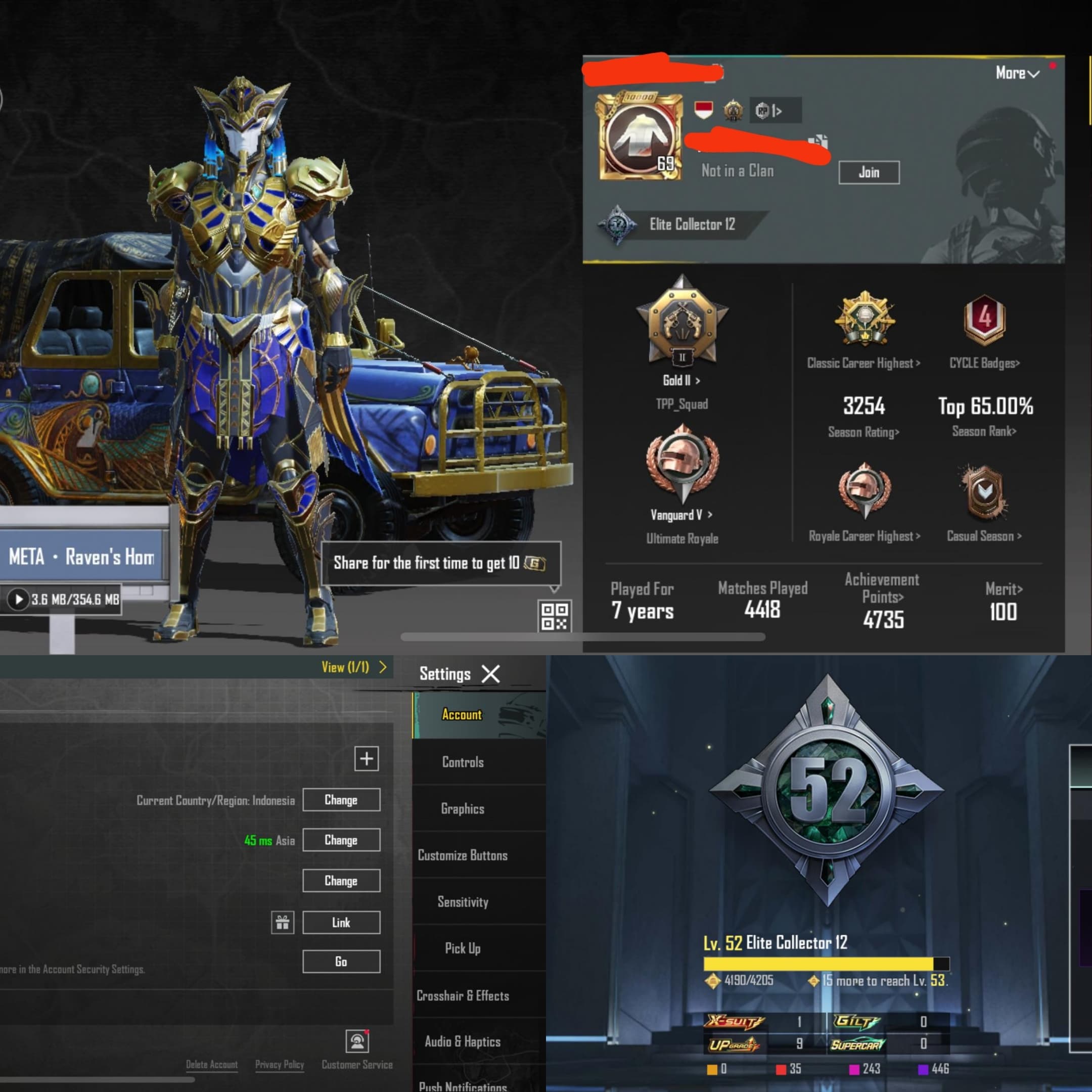 Pharaoh Lvl 6, 6 Mobil Batman, M4 Wanderer + M4 The Fool - 4