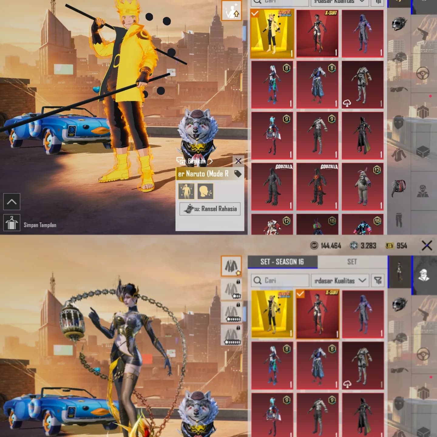 Set Gilt Naruto & X Suit Phoenix Lv 1 & M4 Mummy Lv 5 - 3