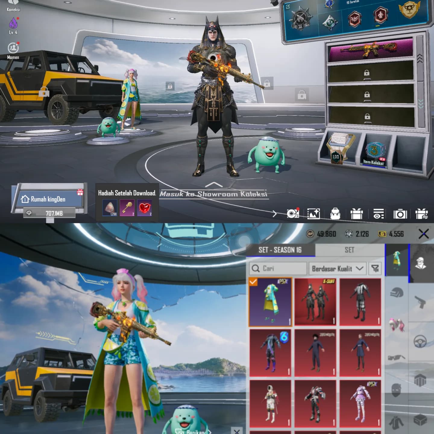X Suit Anukhra Level 2 & M4 Crimson Kill Mess & Ransel Pharaoh  - 1