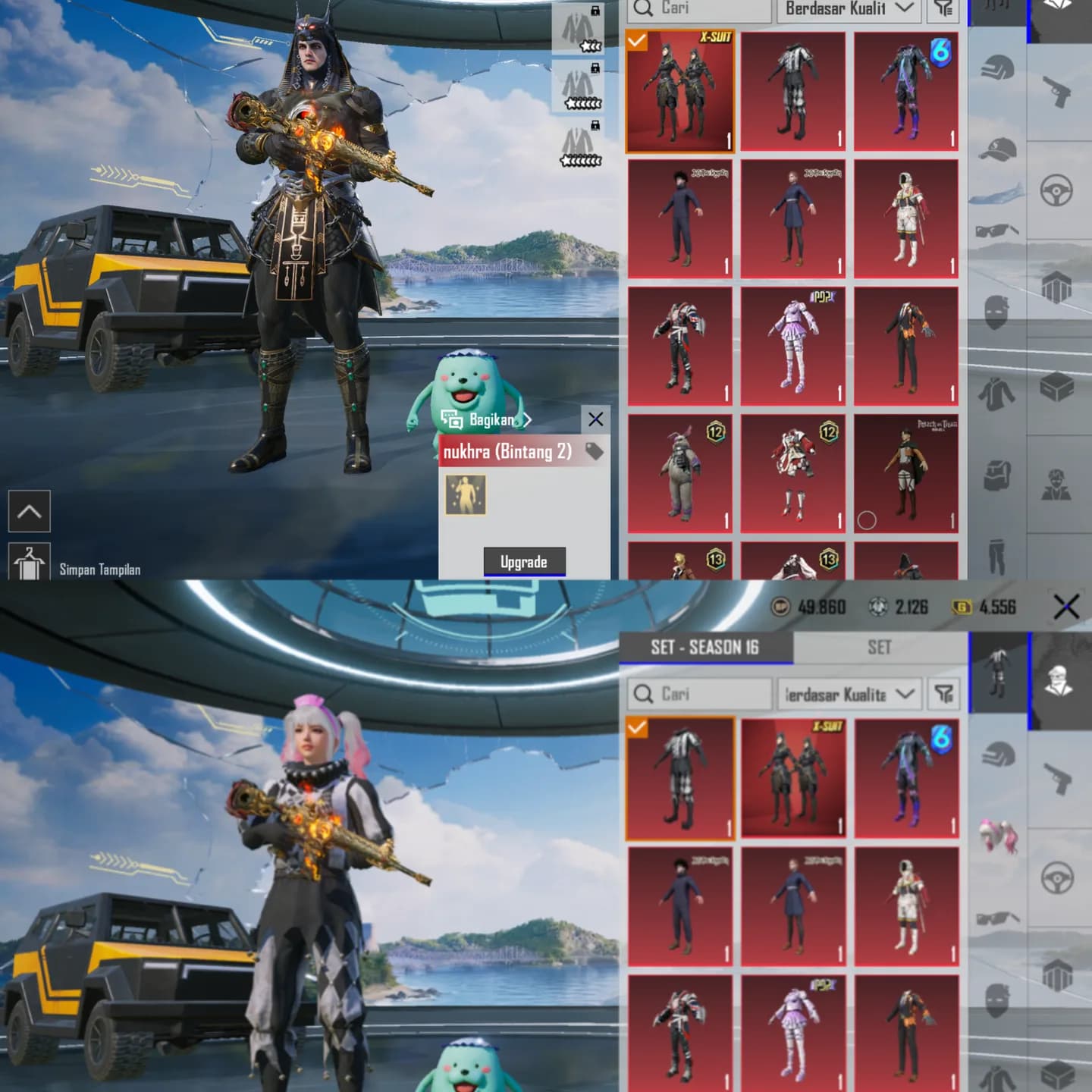 X Suit Anukhra Level 2 & M4 Crimson Kill Mess & Ransel Pharaoh  - 4