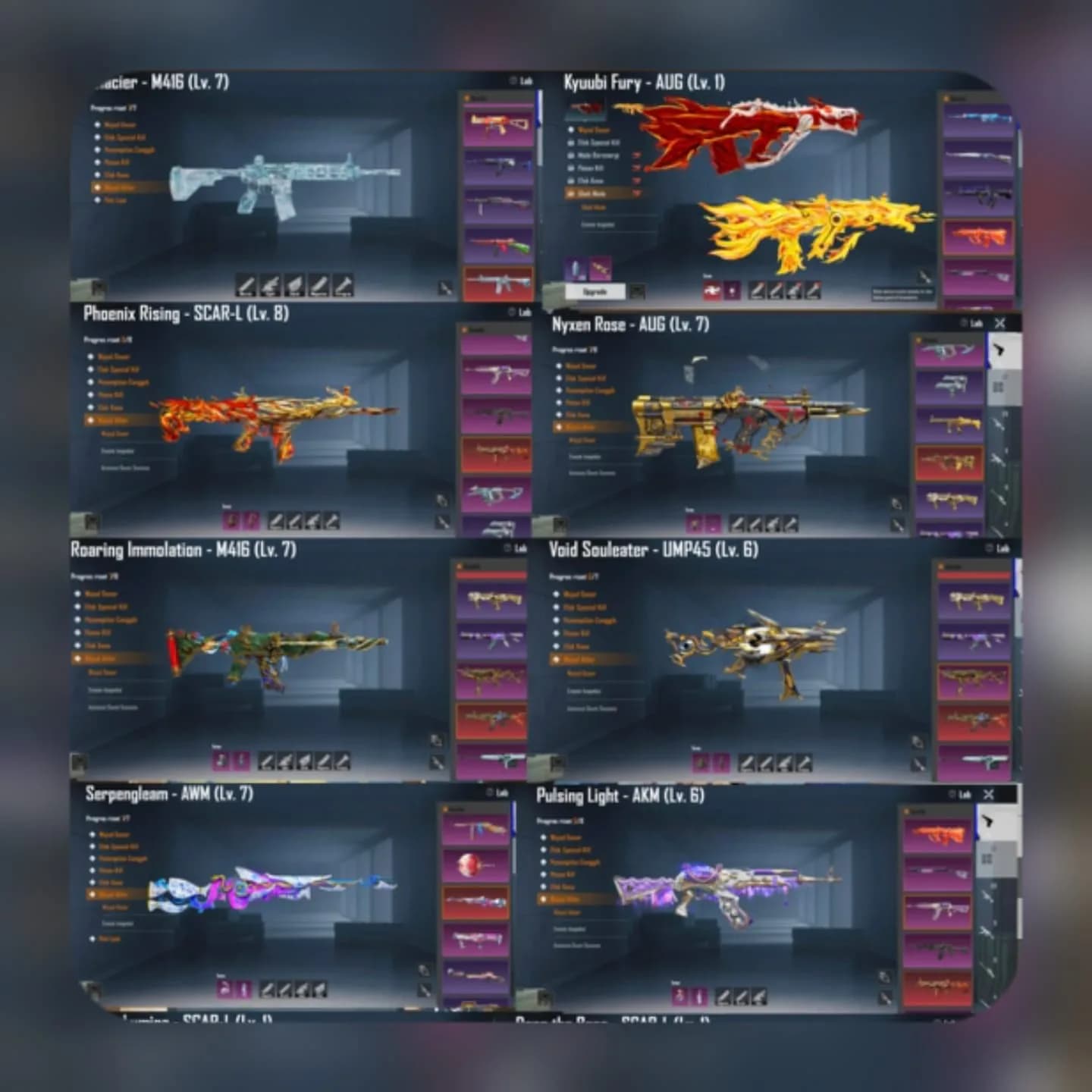 X Suit B6, Aug Coin + Inferno, Set Mythic + Rare Ramepoll - 2