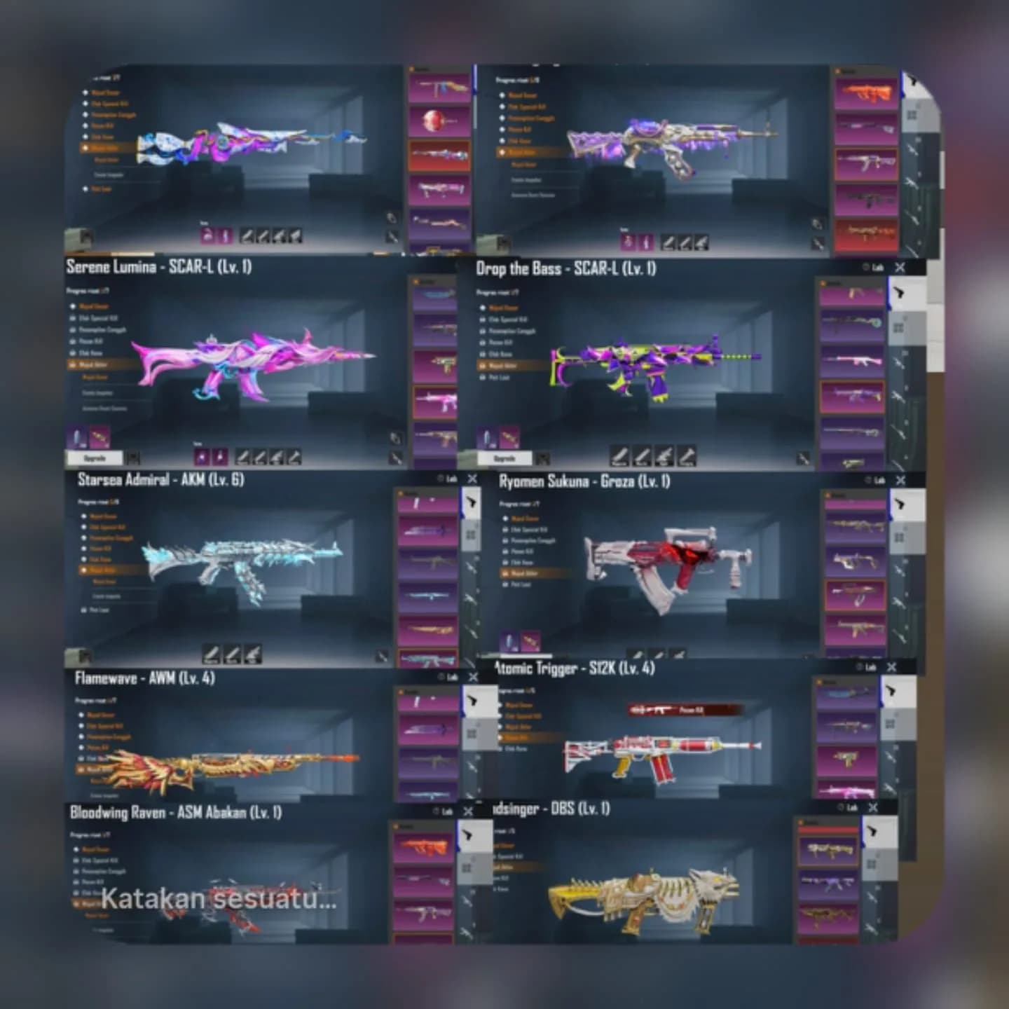X Suit B6, Aug Coin + Inferno, Set Mythic + Rare Ramepoll - 3
