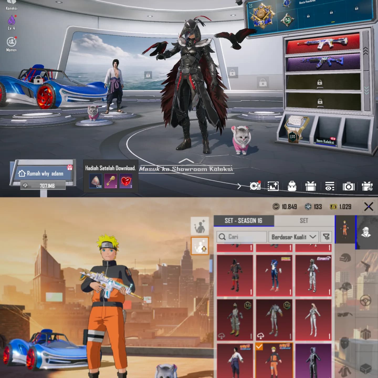 X Suit Blood Raven Level 1 & Sport Car Buggy & Open Kepang - 1