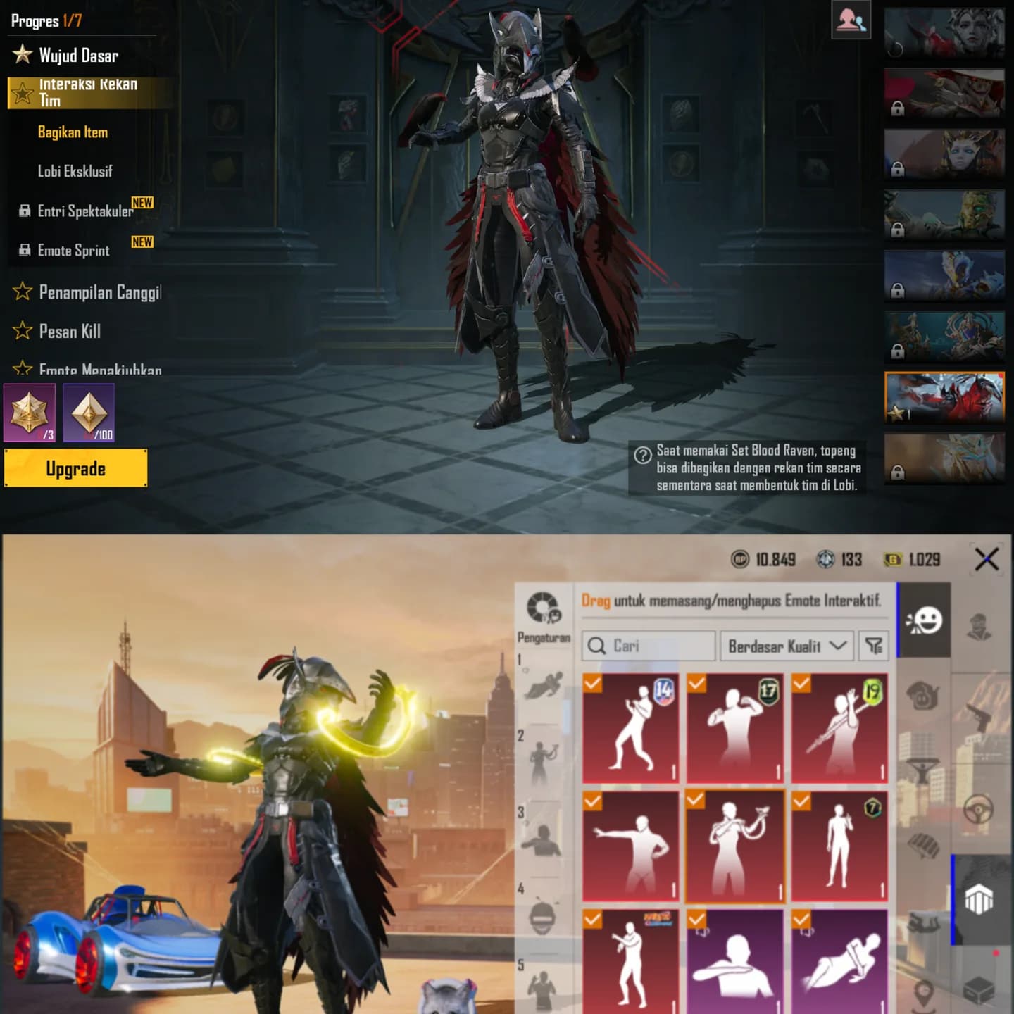 X Suit Blood Raven Level 1 & Sport Car Buggy & Open Kepang - 7