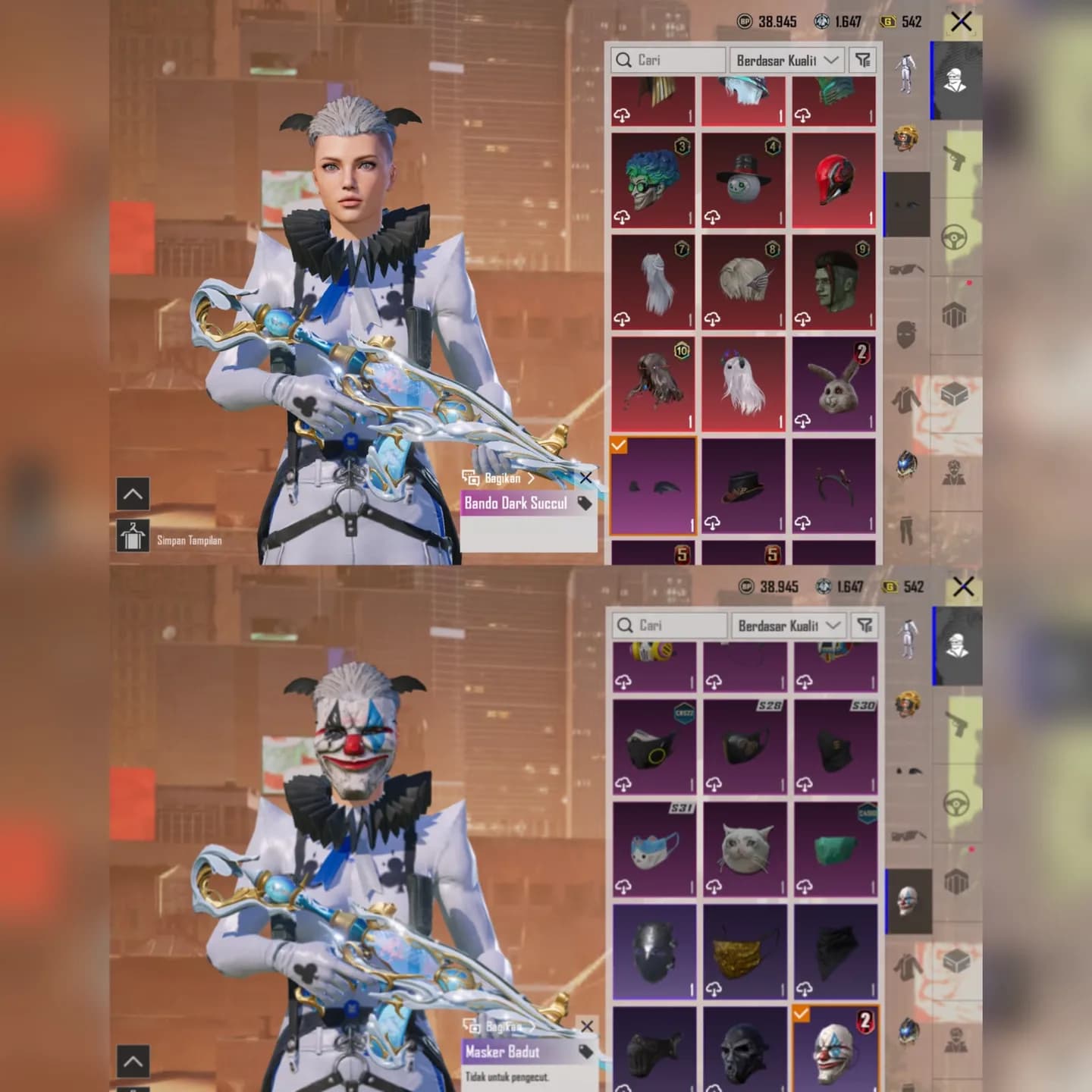  X Suit Jester Bintang 4 Kill Mess + M4 Tidal Lv 7 + Sport Car  - 4