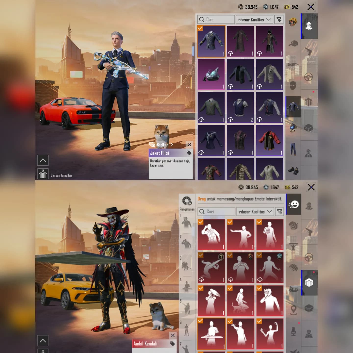 X Suit Jester Bintang 4 Kill Mess + M4 Tidal Lv 7 + Sport Car  - 8