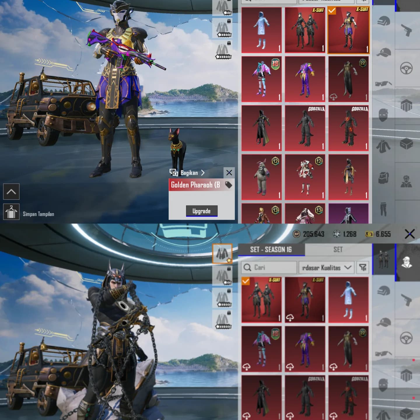 X Suit Pharaoh Level 1 & X Suit Anukhra Level 1 & M4 The Fool Level 5 - 3
