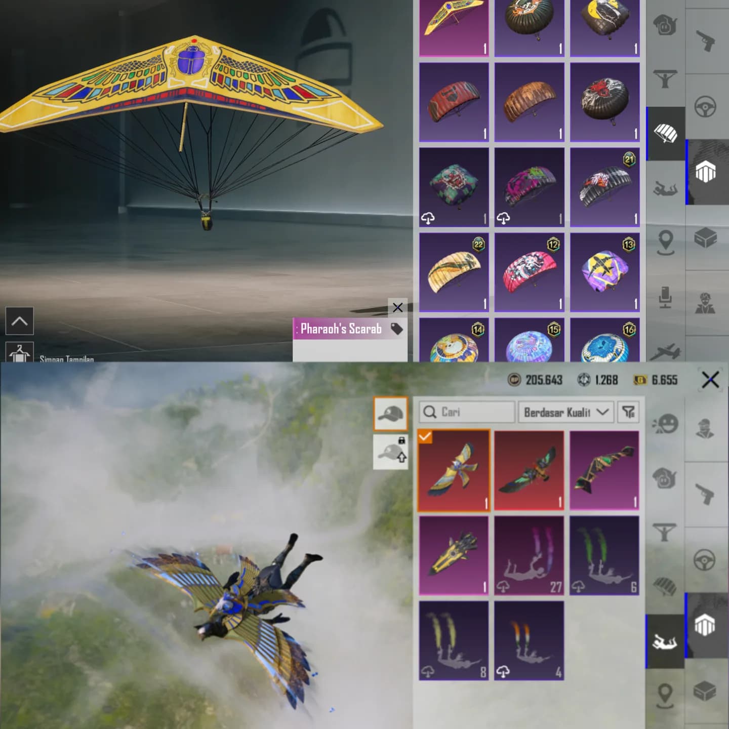 X Suit Pharaoh Level 1 & X Suit Anukhra Level 1 & M4 The Fool Level 5 - 7