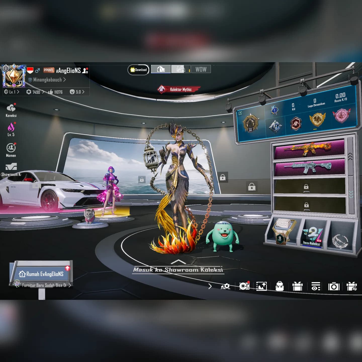 X Suit Phoenixtra Bintang 4 Kill Mess + Set Gilt 4 Biji + 2 M4 + Sport Car - 1