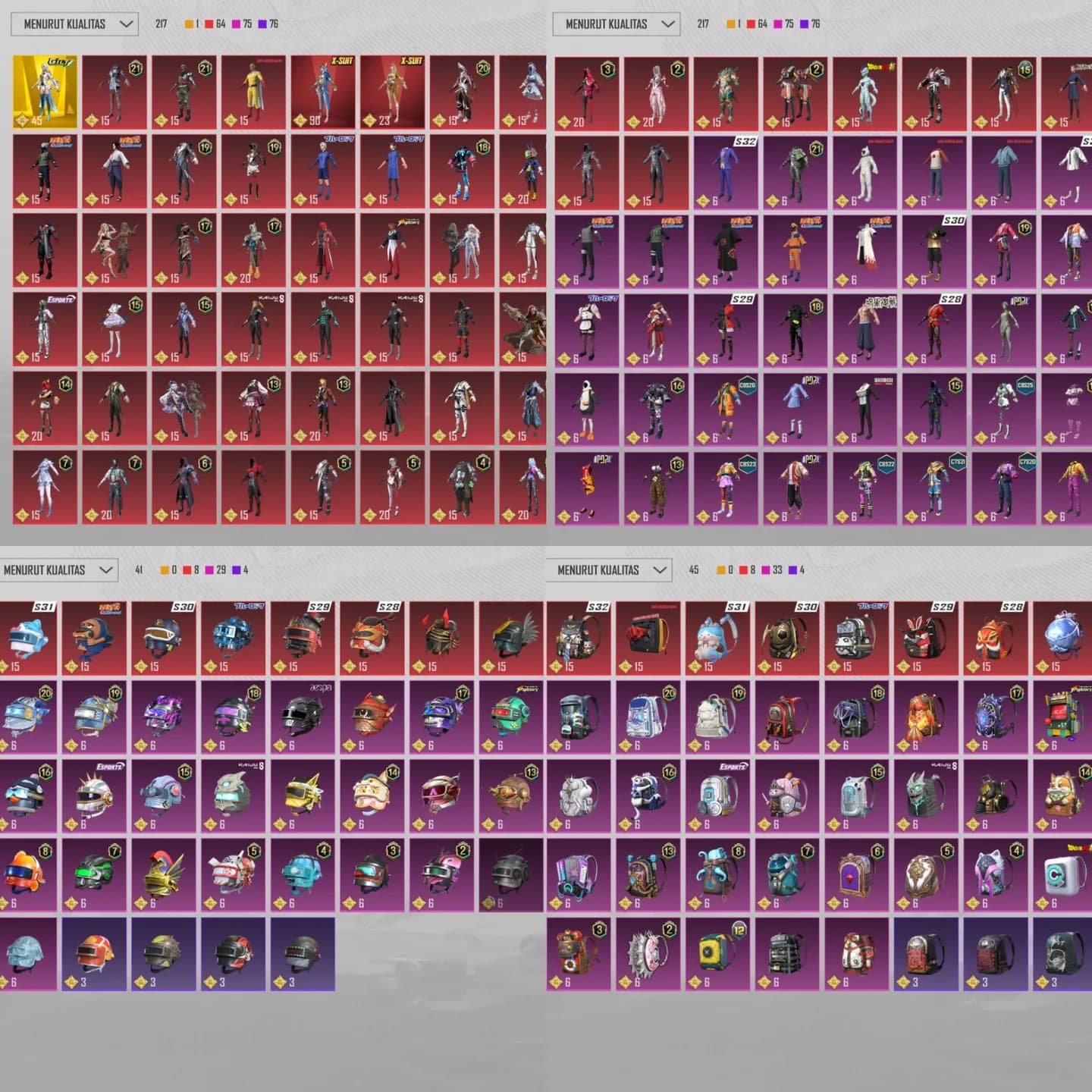 Xsuit Frost Druvaen Bintang 4 & 15 Killmes - 2