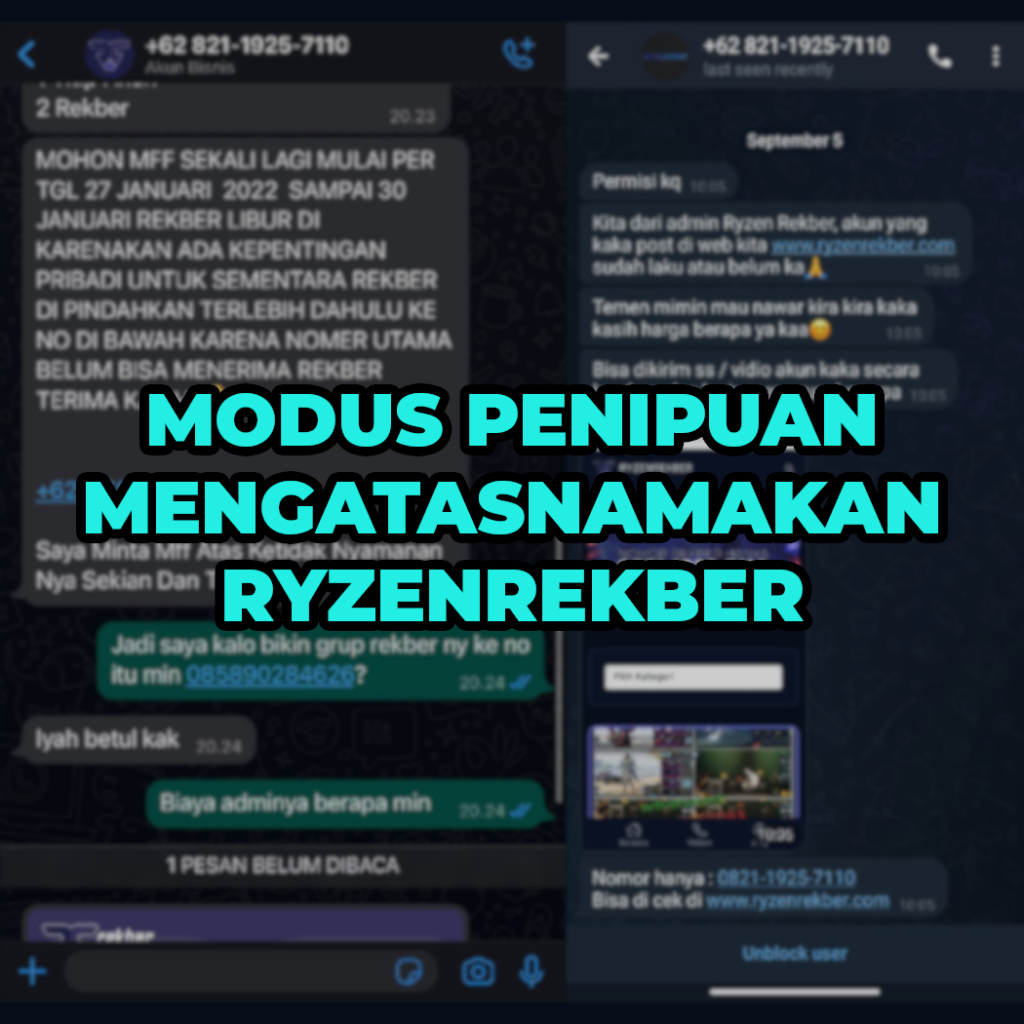 modus penipuan ryzenrekber